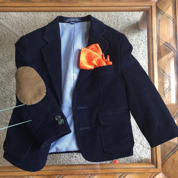 2t Tommy Hilfiger Navy Corduroy Blazer 